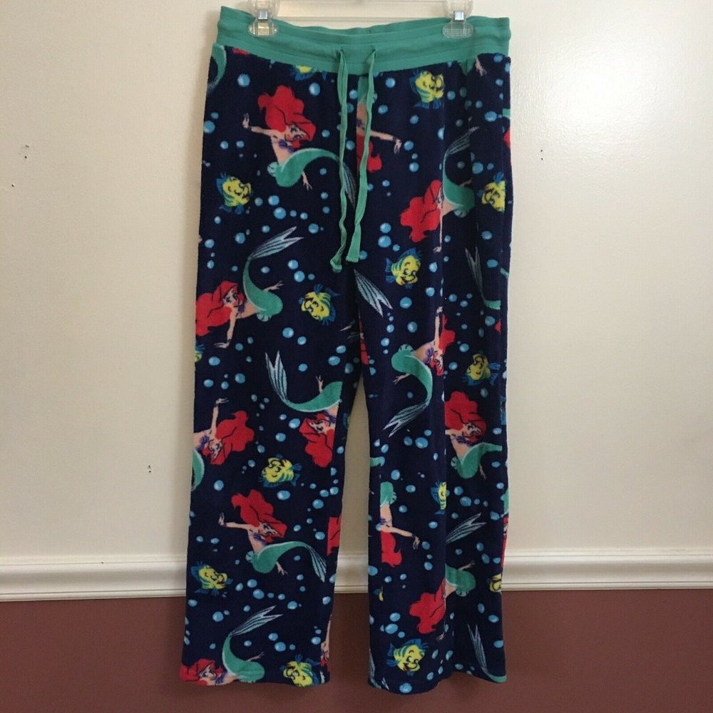 Disney Little Mermaid Ariel Flounder Fleece Lounge Pants